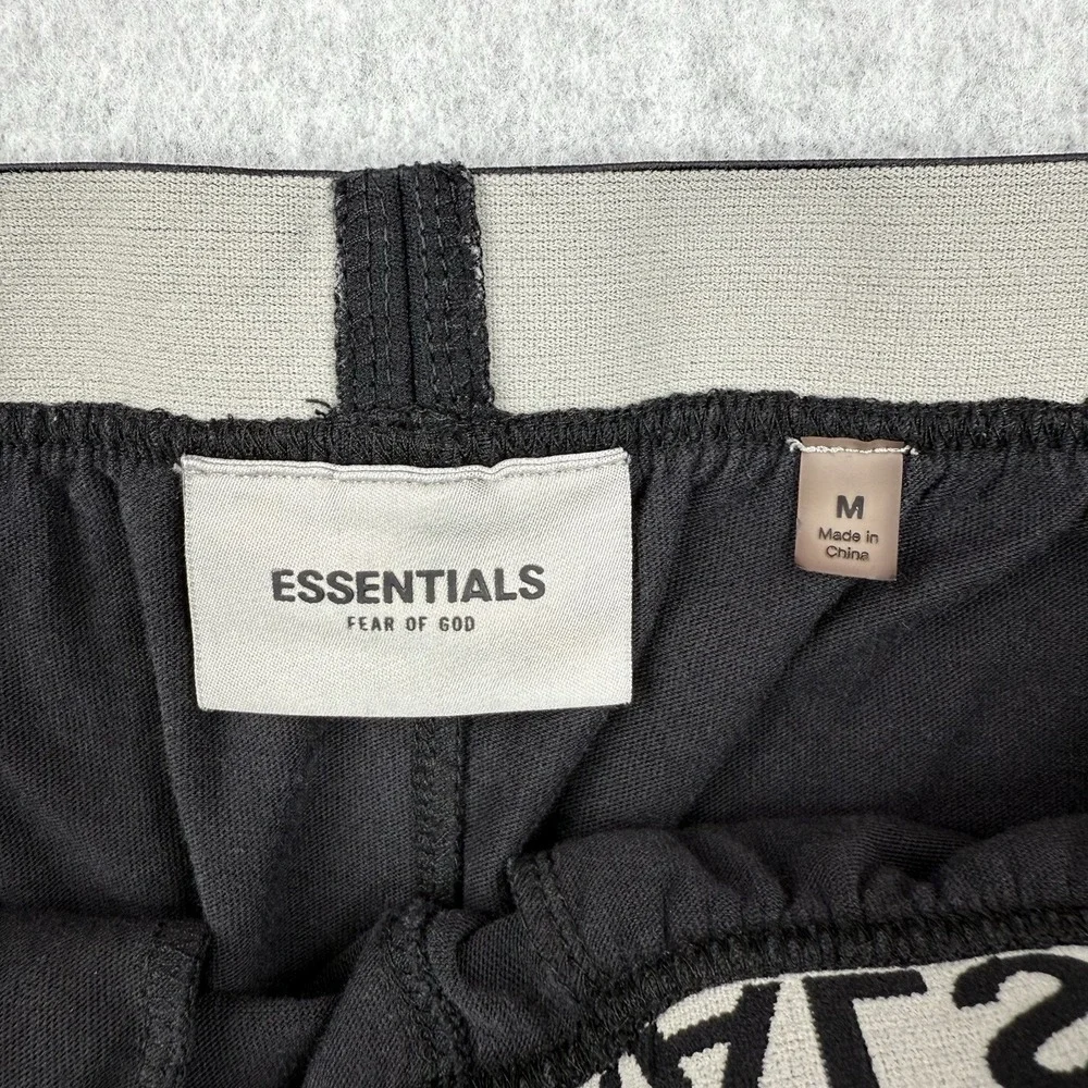 Fear Of God Essentials Sweatpants Mens Medium‎ Black Base Layer Leggings Active